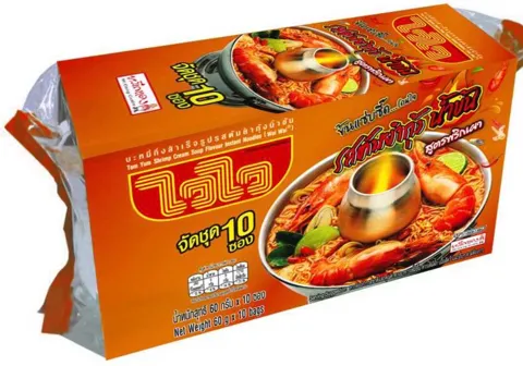 Instant noodles – Tom Yum Shrimp Cream Soup Flavor