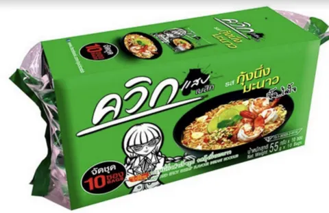 Instant noodles – Hot and Spicy Shrimp Flavor