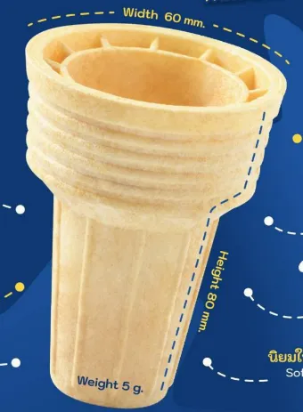 Cupshape cone