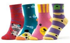 Sock freesize Fancy printing mixed color