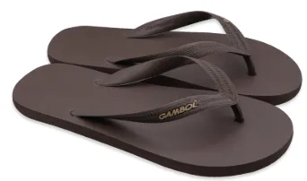 GAMBOL Slippers – GM71052 Brown color